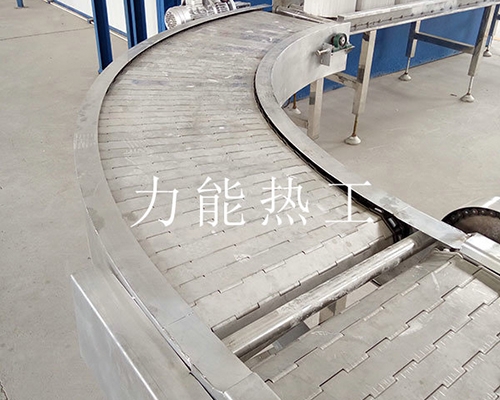 河南不锈钢链板转弯输送机